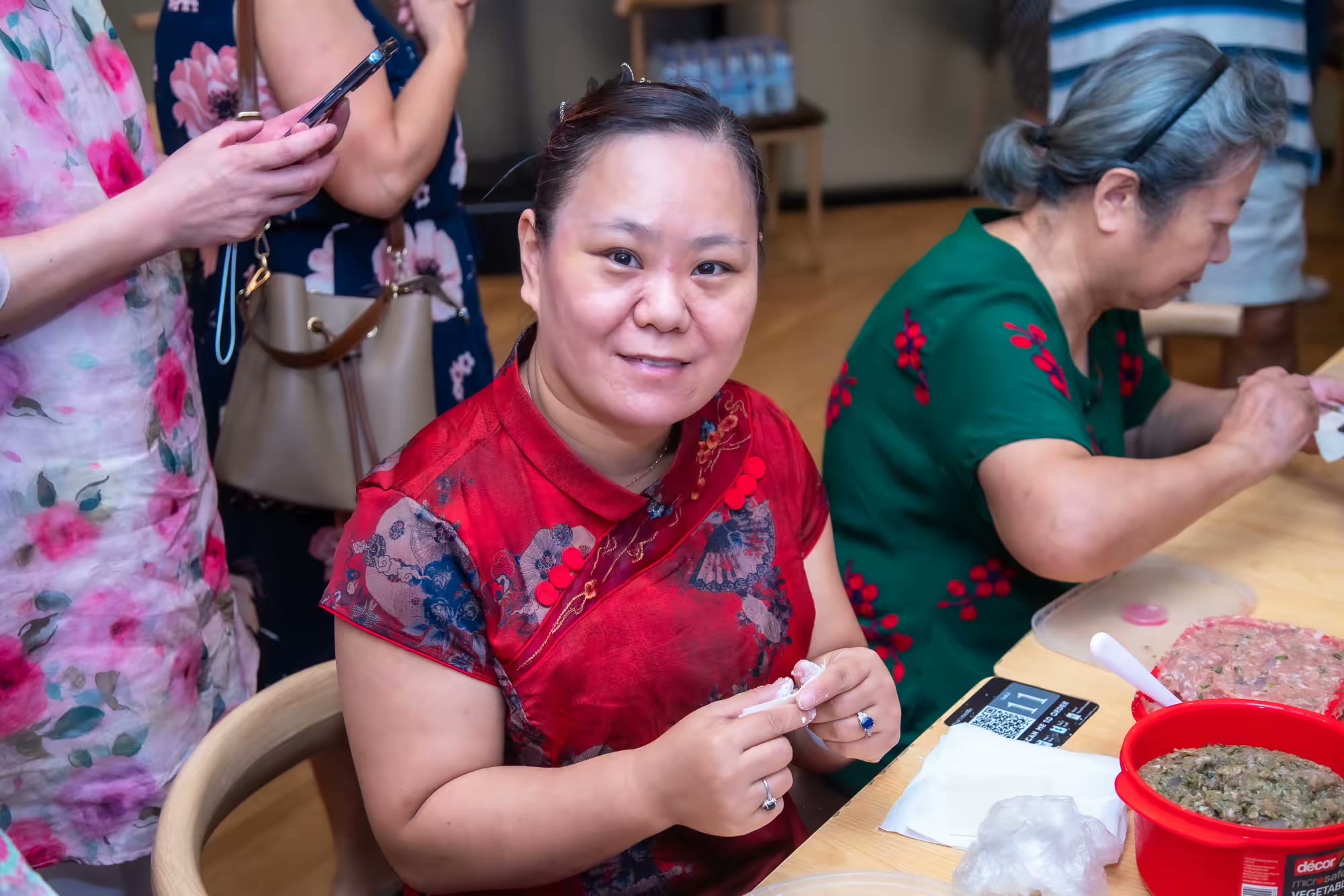 Wonton-making competition, event photograph 45