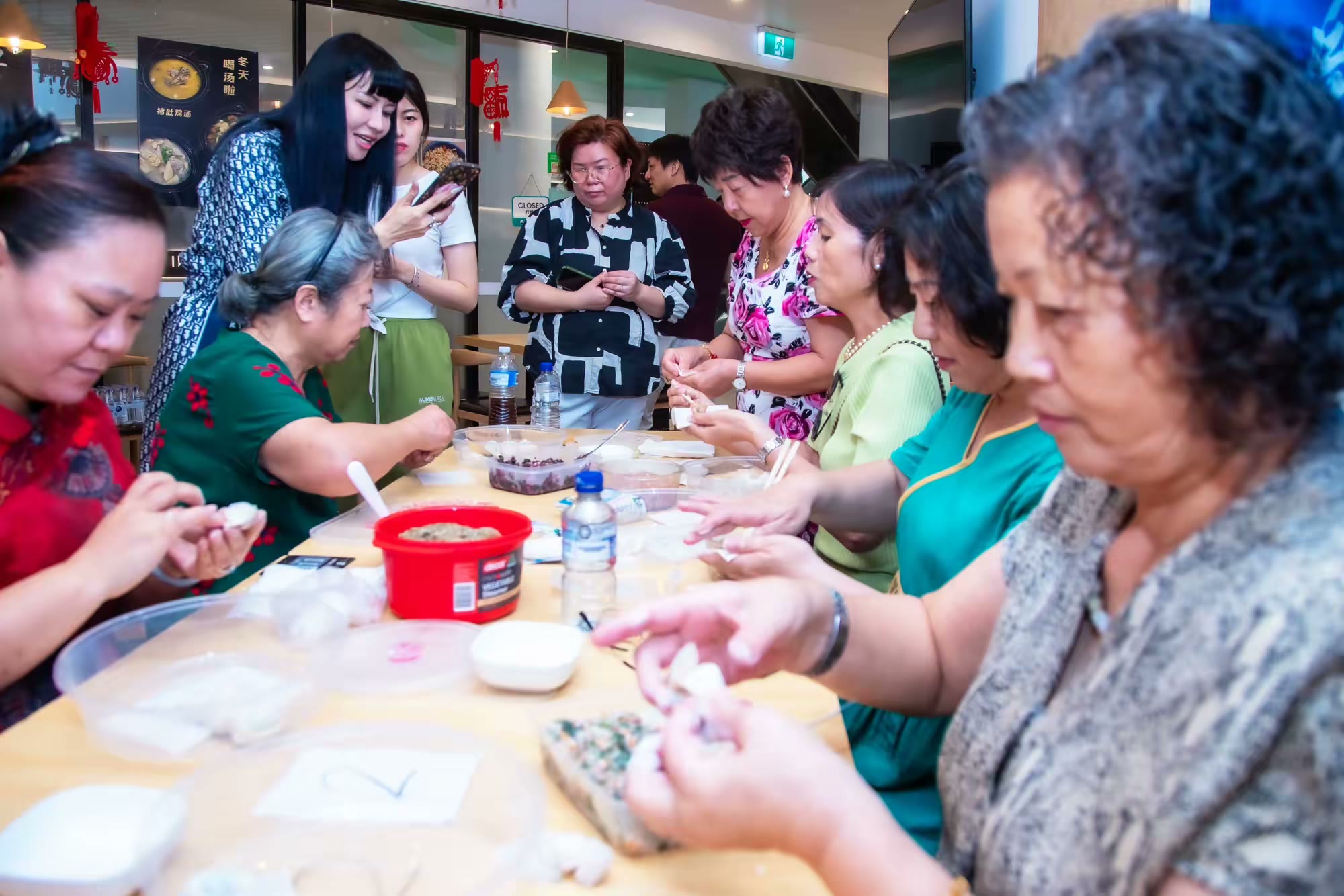 Wonton-making competition, event photograph 46