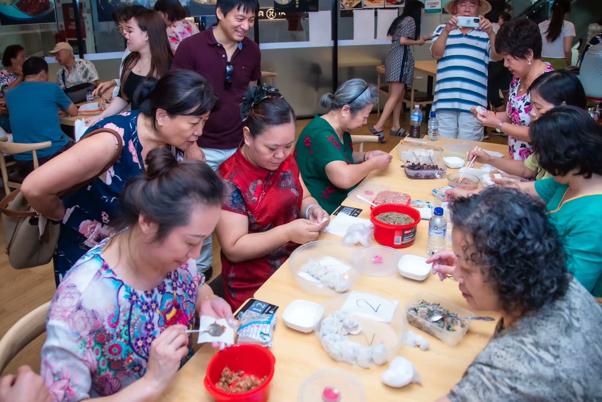 Wonton-making competition, event photograph 47