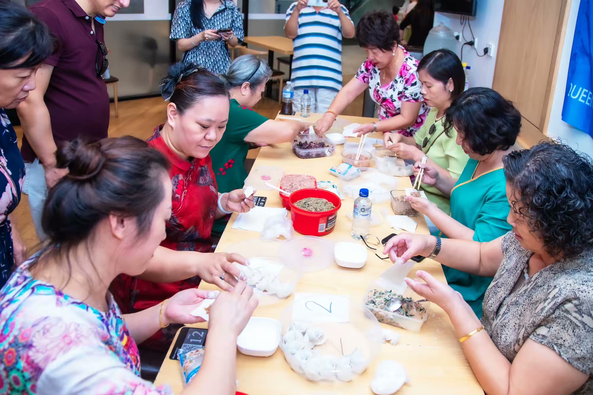 Wonton-making competition, event photograph 48