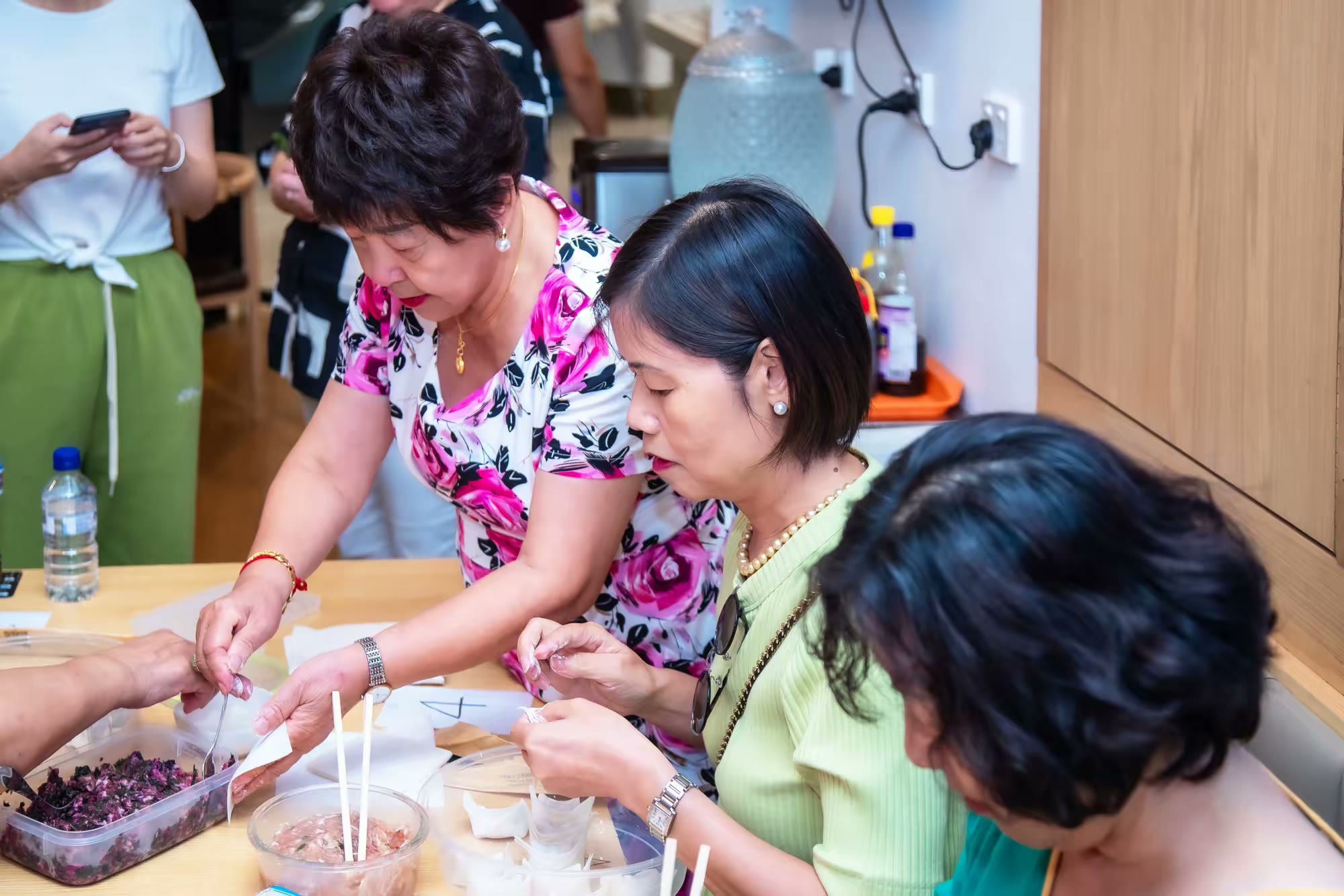 Wonton-making competition, event photograph 50