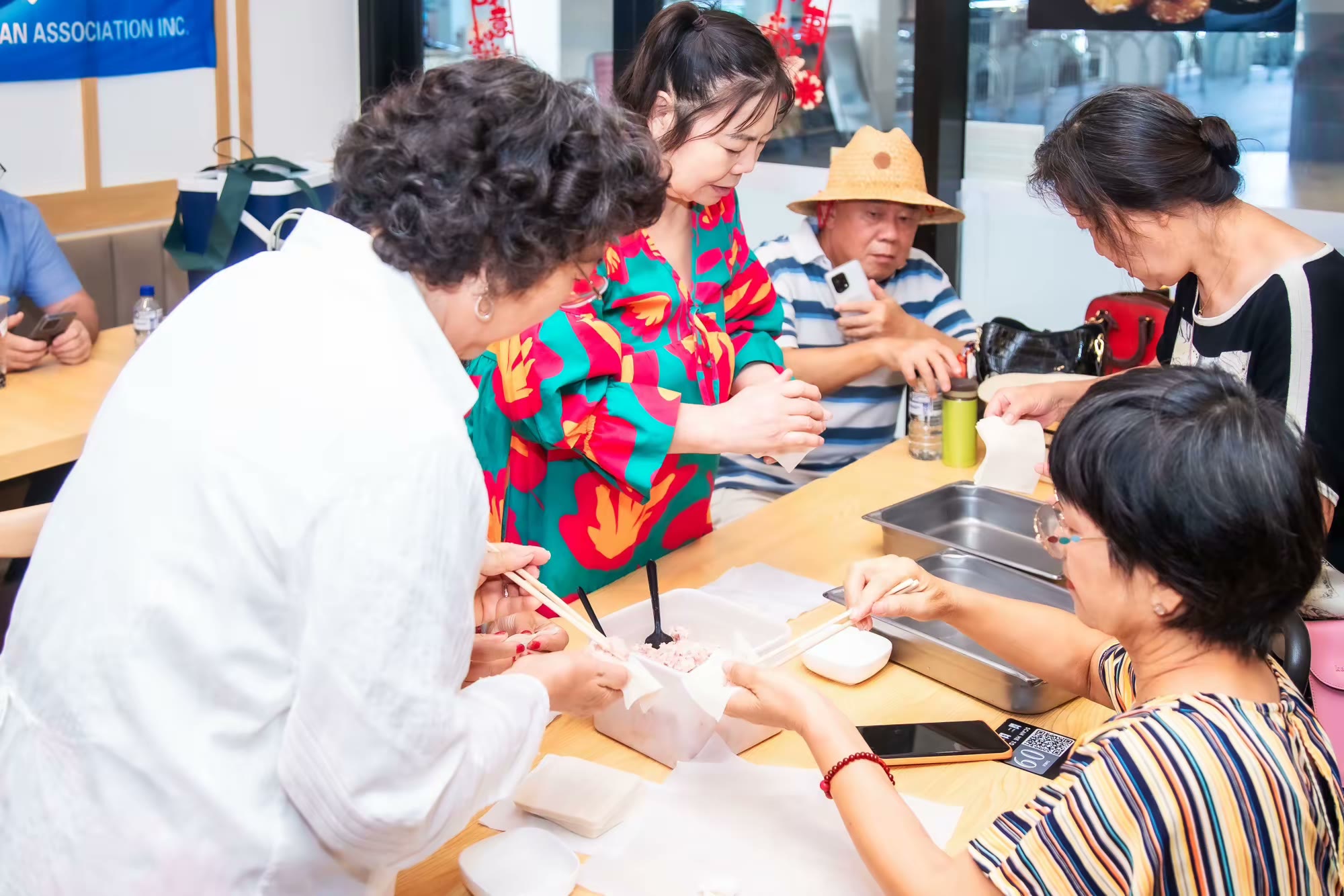 Wonton-making competition, event photograph 51
