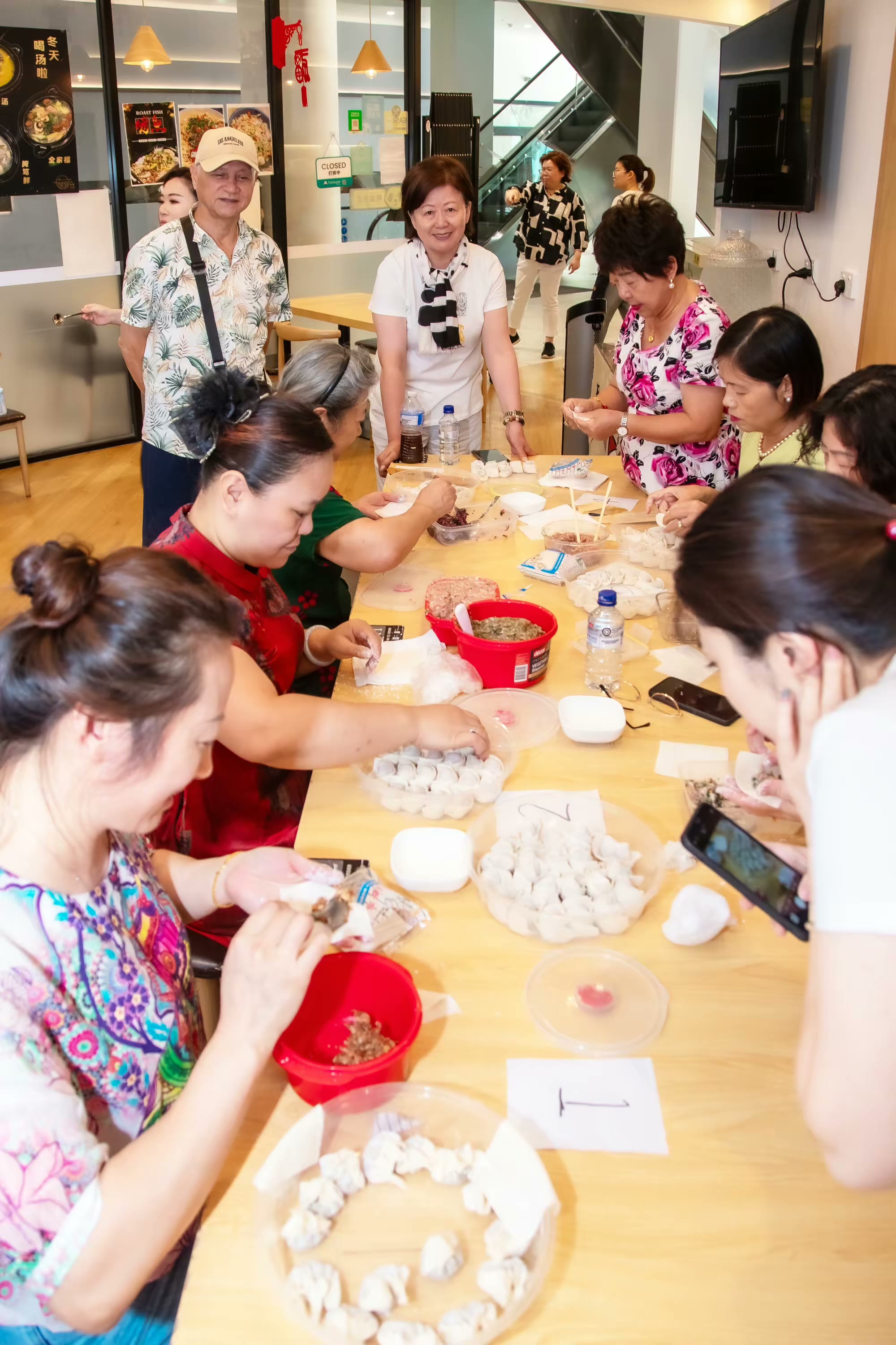 Wonton-making competition, event photograph 55
