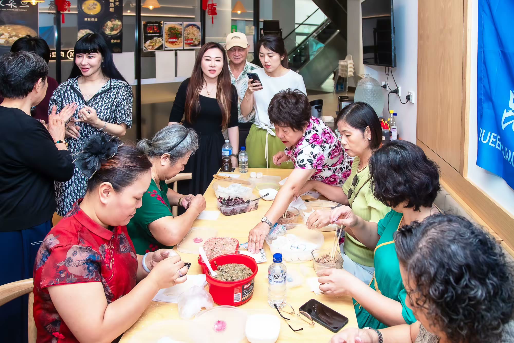 Wonton-making competition, event photograph 57
