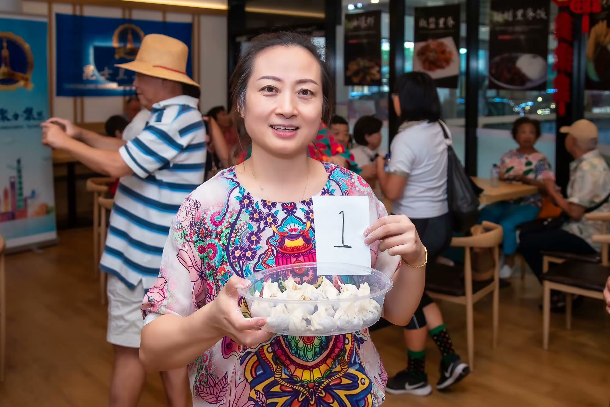 Wonton-making competition, event photograph 62