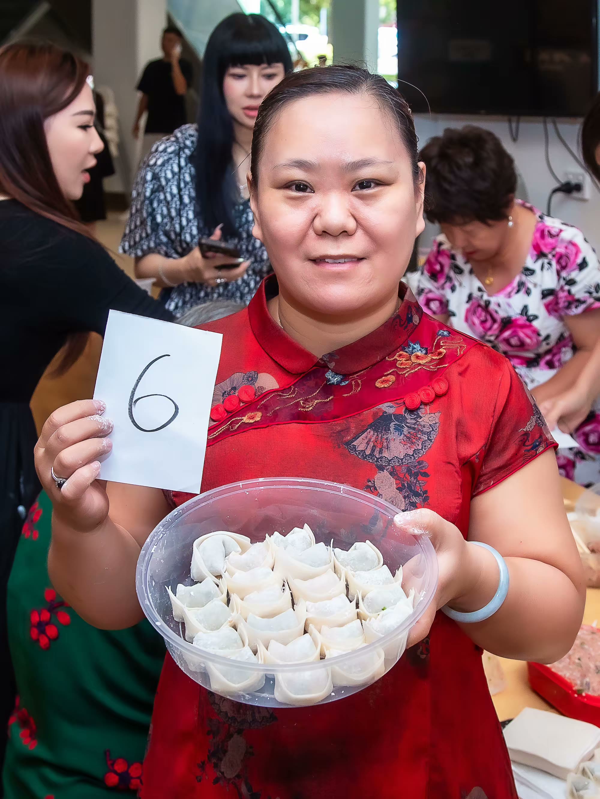 Wonton-making competition, event photograph 67