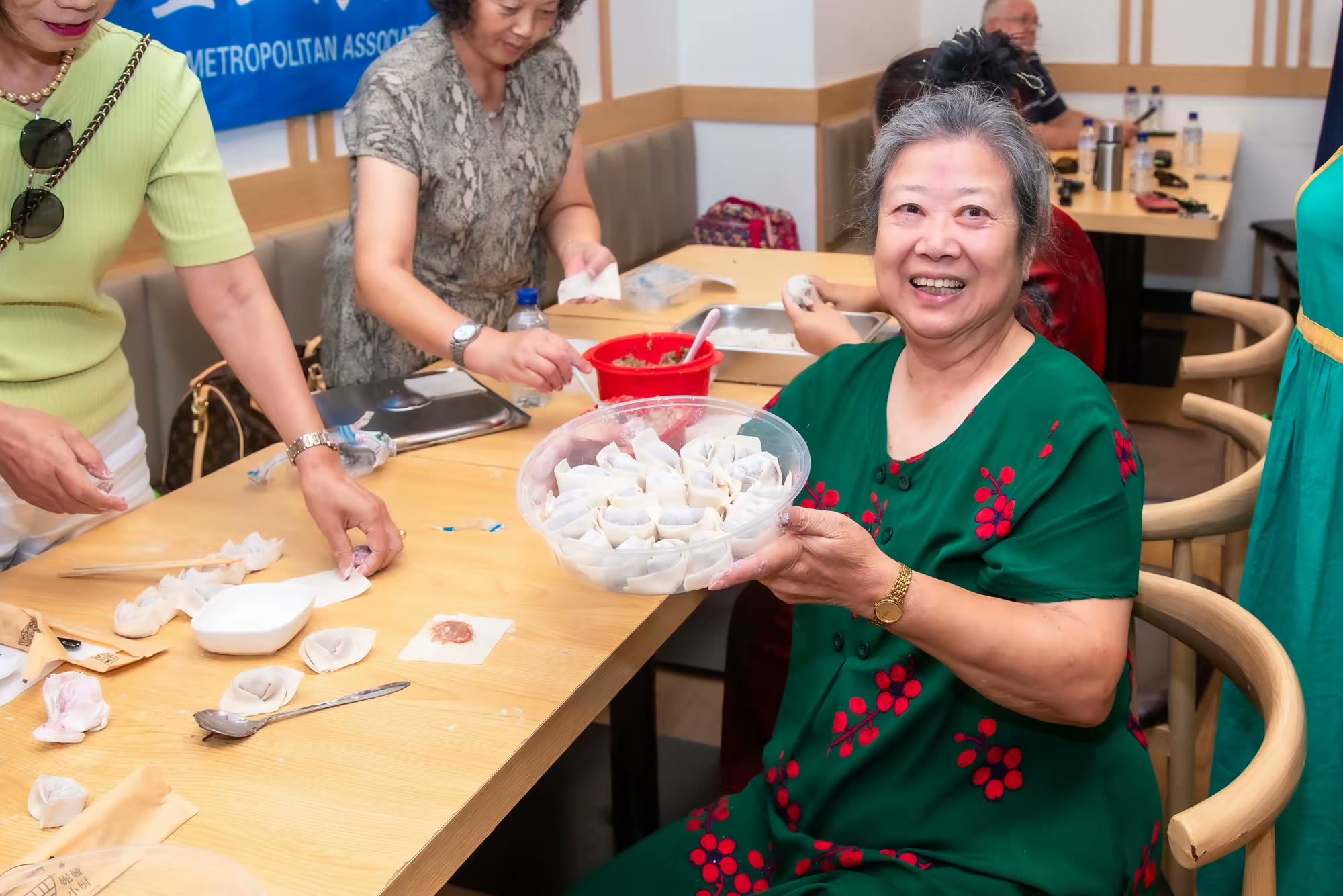 Wonton-making competition, event photograph 68