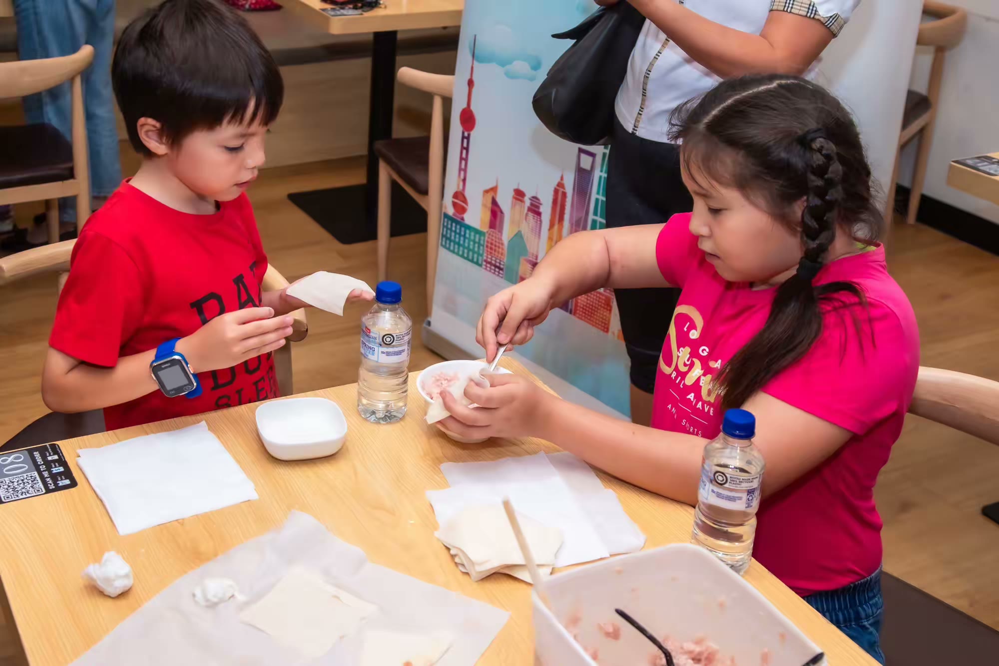 Wonton-making competition, event photograph 69
