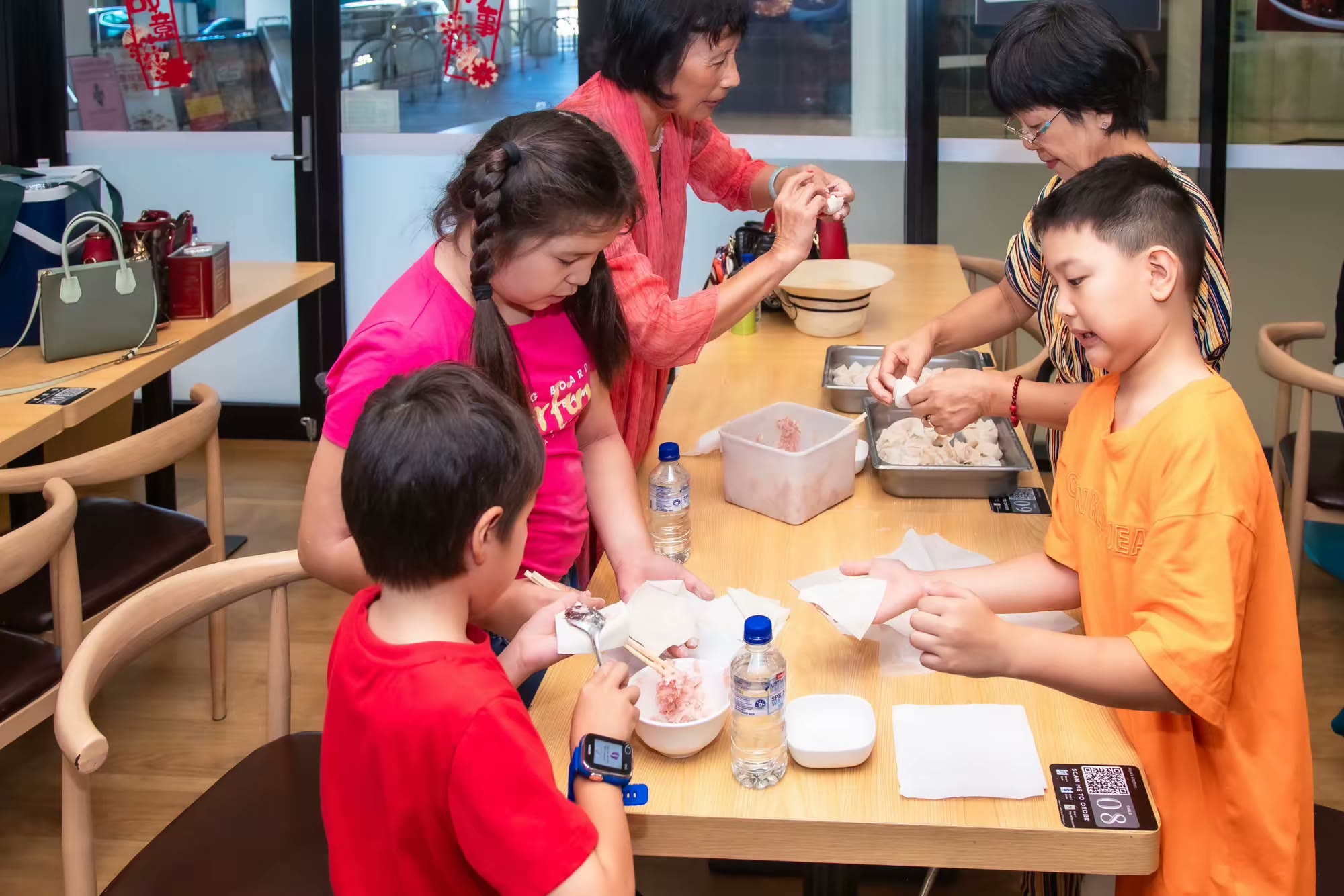 Wonton-making competition, event photograph 73
